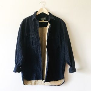 Button Down Thick Jean Flannel